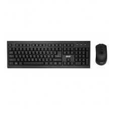 Клавиатура и мышь, USB, Acer OKR120, KeyBoard + mouse, Wireless, 1AA, rus/lat, black