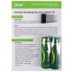 Клавиатура и мышь, USB, Acer OKR120, KeyBoard + mouse, Wireless, 1AA, rus/lat, black