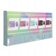 Клавиатура и мышь беспроводные, Aula AC306 Barbara, Лиловый+разноцветный, KeyBoard + mouse Wireless, 2AA, purple-colorful