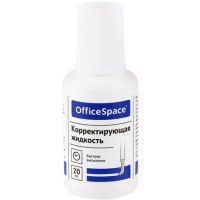 Корректирующая жидкость OfficeSpace на химической основе, 20 мл. (025-67077)