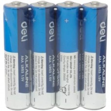 Батарейки DELI Alkaline, LR03, 1.5V, AAA, 4 шт/упак (044-18507)