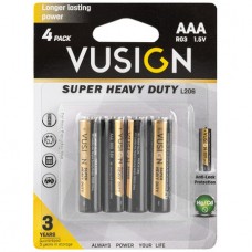 Батарейки DELI "VUSIGN" Super Heavy Duty, R03, 1.5V, AAA, 4 штуки в блистере (044-L206)