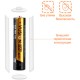 Батарейки DELI "VUSIGN" Super Heavy Duty, R03, 1.5V, AAA, 4 штуки в блистере (044-L206)