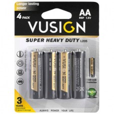 Батарейки DELI "VUSIGN" Super Heavy Duty, R6P, 1.5V, AA, 4 штуки в блистере (044-L205)