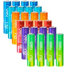 Батарейки DELI "RIO" Alkaline, LR6, 1.5V, AA, 4 шт/упак (044-82902)