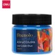 Краска акриловая DELI "Finenolo" художественная, глянцевая, 100 мл., голубая, банка (044-C17-CB)