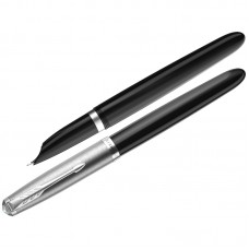 Ручка перьевая Parker "51 Black CT", 0,8 мм, черная (025-2123491)