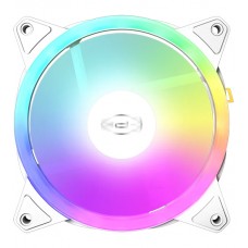 Вентилятор PCCooler F3 T120 ARGB WH, 12cm, Fan for case, 500-1800rpm, 46CFM, 4pin
