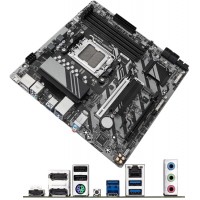 Материнская плата Gigabyte B850M D3HP, MB Socket AM5, MATX, AMD B850 (2DP+2HDMI), 4DDR5, 4PCIx16