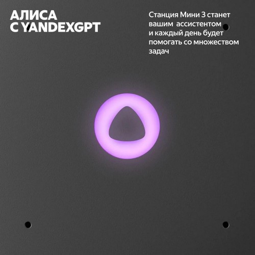 Умная колонка Яндекс Станция Мини 3 Серый