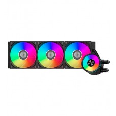 Водяное охлаждение процессора PCCooler DA360 Pro ARGB BK, Water Cooler for Socket 1851/1700/1200/20xx/115x/AMD, 500-2200rpm,