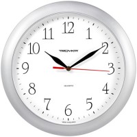 Часы настенные Troyka, круглые, 29х29х3,5, белая рамка (025-11110113)