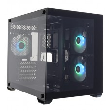 Корпус MATX mini tower Antec, CX600M ARGB, [0-761345-10147-9], черный, Case 3*120 ARGB, (Без БП), black