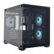Корпус MATX mini tower Antec, CX600M ARGB, [0-761345-10147-9], черный, Case 3*120 ARGB, (Без БП), black