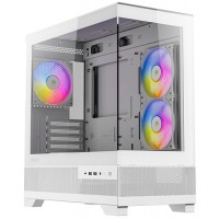 Корпус MATX mini tower Antec, CX500M ARGB, [0-761345-10144-8], white, Case 3*120 ARGB, (Без БП)
