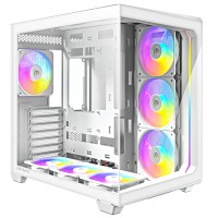 Корпус ATX midi tower Antec, C5 ARGB, [0-761345-10034-2], white, Case 7*120 ARGB+ ARGB fan hub, (Без БП)