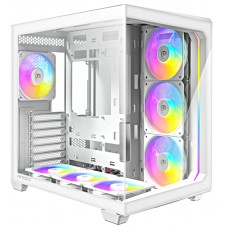 Корпус ATX midi tower Antec, C5 ARGB, [0-761345-10034-2], white, Case 7*120 ARGB+ ARGB fan hub, (Без БП)