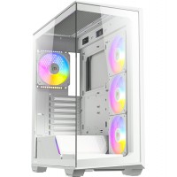 Корпус ATX midi tower Antec, C3 ARGB, [0-761345-10032-8], white, Case 4*120 ARGB+ ARGB fan hub, (Без БП)