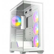 Корпус ATX midi tower Antec, C3 ARGB, [0-761345-10032-8], white, Case 4*120 ARGB+ ARGB fan hub, (Без БП)