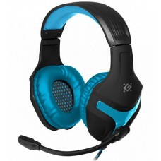 Гарнитура Defender Scrapper 500, Черный-синий, Garnitura 32ohm, 20-20000Hz, 105dB, 2.0m, black-blue, (64501)