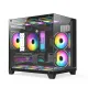 Корпус Lian Li A3 m-ATX WD Wood M-ATX/ITX поддержка БП ATX/SFX/SFX-L/Edge PSU, Black G99.A3X-WD.00