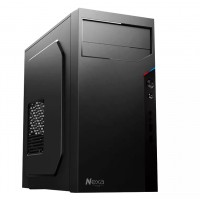 Компьютерный корпус Nexa Lite NL6505, Без БП, 2xUSB2.0, Black, mATX