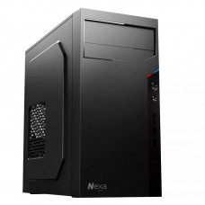 Компьютерный корпус Nexa Lite NL6505, Без БП, 2xUSB2.0, Black, mATX