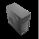 Компьютерный корпус Nexa Lite NL6505, Без БП, 2xUSB2.0, Black, mATX