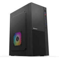 Компьютерный корпус Huntkey HK320, Без БП, 0.45mm, 1xUSB2.0, 2xUSB3.0, HD-Audio, ATX/mATX, Black