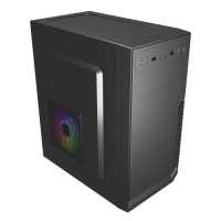 Компьютерный корпус FSP CST120, Без БП, 2xUSB2.0, 1xFAN80, Black, mATX