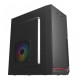 Компьютерный корпус FSP CST120, Без БП, 2xUSB2.0, 1xFAN80, Black, mATX