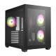 Компьютерный корпус FSP CMT380B (ARGB), Без БП, 2xUSB3.0/Type-C, 3xFAN120 ARGB, 2xGlass, Black, ATX