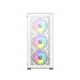 Компьютерный корпус FSP CMT192(W), Без БП, 1xUSB3.0/2xUSB2.0, 4xFAN120 RGB, 2xGlass, White, ATX