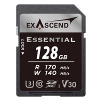 Карта памяти SD Exascend Essential, 128Gb, SDXC I, UHS-I (V30), R170/W140