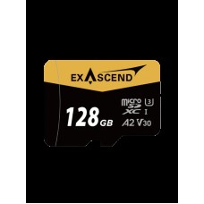 Карта памяти MicroSD Exascend Catalyst, 128Gb, SDXC I, UHS-I (V30), R175/W150 +SD adapter