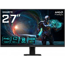 Монитор Gigabyte GS27FA, 27', SS IPS, 180Hz, 1ms, 1920x1084, 1000:1, 105% sRGB, 2xHDMI, DP1.4, HDR