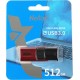 Флэш-накопитель Netac U182 Red USB3.0 Flash Drive 512GB, up to 130MB/s, retractable