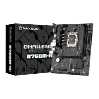 Материнская плата MaxSun Challenger B760M-N D5, LGA1700, 2xDDR5, 3xSATA, 2xM.2, HDMI+VGA, mATX