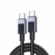 Кабель Ugreen L512 USB-C to USB-C PD Fast Charging 1m 45063