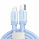 Кабель Ugreen US387 USB-C to Lightning Navy blue 1m 20313