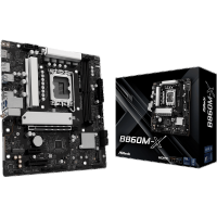 Материнская плата ASRock B860M-X LGA1851 2xDDR5 4xSATA 2xM.2 1xHDMI 1xDP mATX