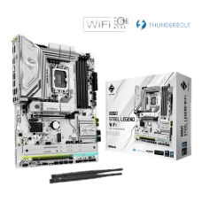 Материнская плата ASRock B860 STEEL LEGEND WIFI LGA1851 4xDDR5 4xSATA 4xM.2 1xHDMI 1xDP ATX