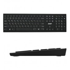 Клавиатура Acer OKR010, Черный, KeyBoard USB, Wireless, 103+6 buttons, rus/lat, black
