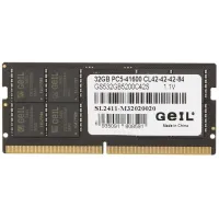 Оперативная память для ноутбука 32GB GEIL 5200MHz DDR5 SO-DIMM 1.1V GS532GB5200C42S Bulk