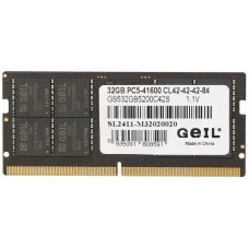 Оперативная память для ноутбука 32GB GEIL 5200MHz DDR5 SO-DIMM 1.1V GS532GB5200C42S Bulk