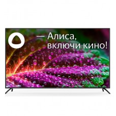 Телевизор LED Starwind 65" SW-LED65UG402 Smart Яндекс.ТВ Frameless черный/4K Ultra HD/60Hz/DVB-T/DVB,