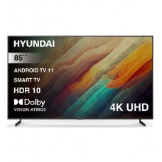 Телевизор LED Hyundai 85" H-LED85BU7007 Smart Android TV Metal черный/черный/4K Ultra HD/DVB-T/60Hz,