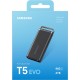 Внешний SSD 4000Gb Samsung T5 EVO USB 3.2 Gen 1 (5 Гбит/c) R460MB/s W460MB/s AES256 MU-PH4T0S/WW