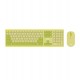 Клавиатура Acer Acer OCC205,Зеленый/желтый, KeyBoard USB, Wireless, rus/lat, Green/Yellow