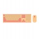 Клавиатура Acer Acer OCC205, Розовый/бежевый, KeyBoard USB, Wireless, rus/lat, Pink/Beige